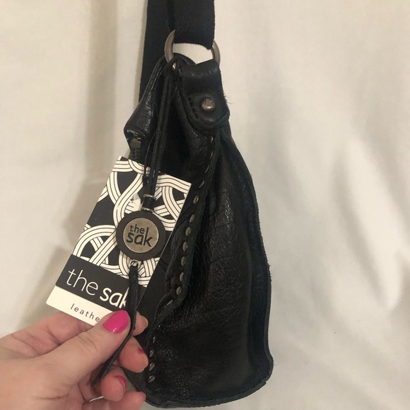 The Sak Leather Black Crossbody Bag - Picture 12 of 13
